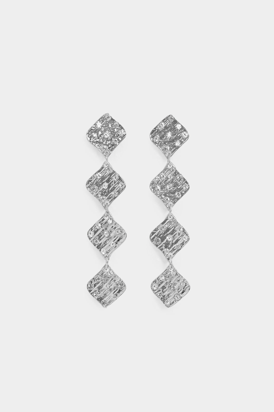 PENDIENTES ROMBOS BRILLOS
