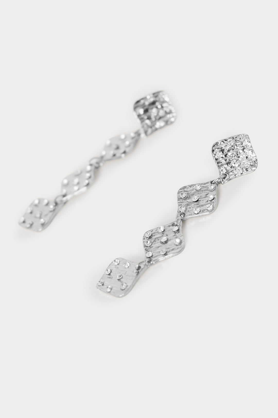 PENDIENTES ROMBOS BRILLOS