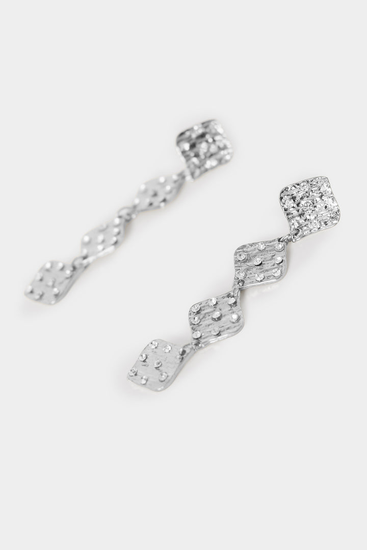 PENDIENTES ROMBOS BRILLOS