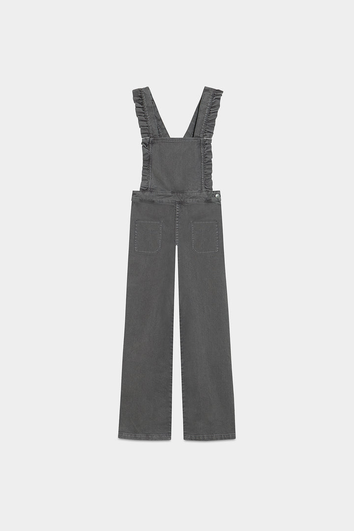 RUFFLED DUNGAREES