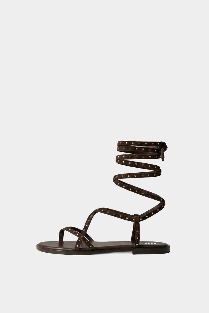 SANDALIA LAZADA PIEL TACHAS