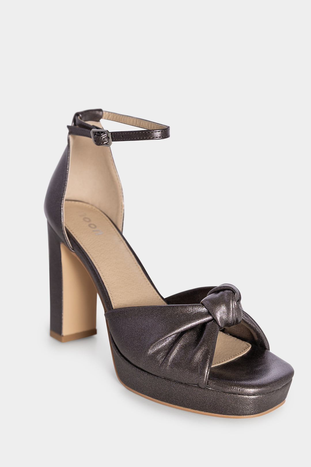 KNOT HEEL SANDAL