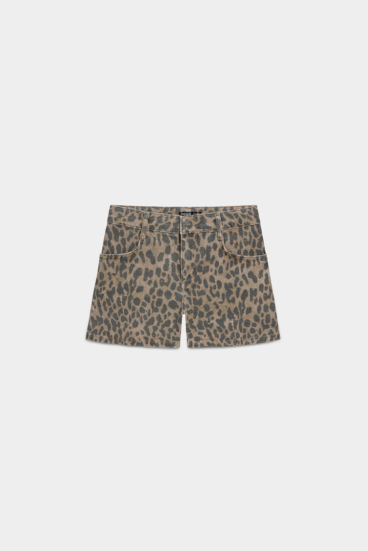 SHORTS LEOPARDO