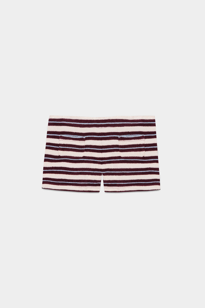 SHORT TOALLA RAYAS