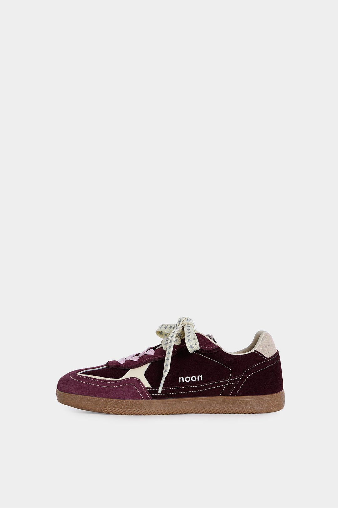 CONTRAST LEATHER SNEAKERS
