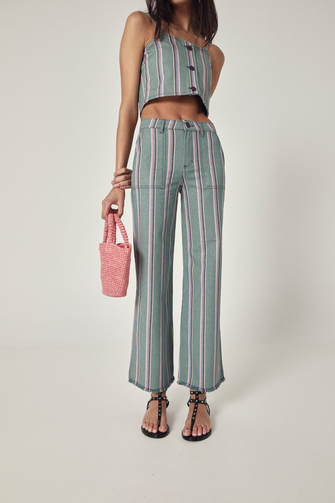 THEO STRIPED JEANS