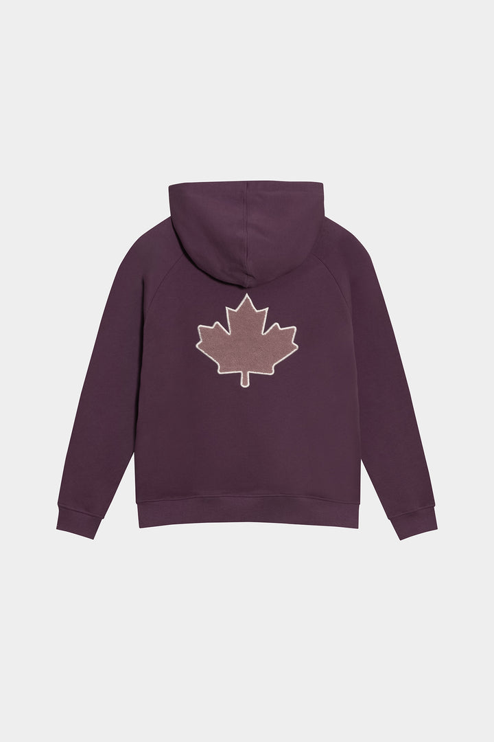 SUDADERA CAPUCHA HOJA
