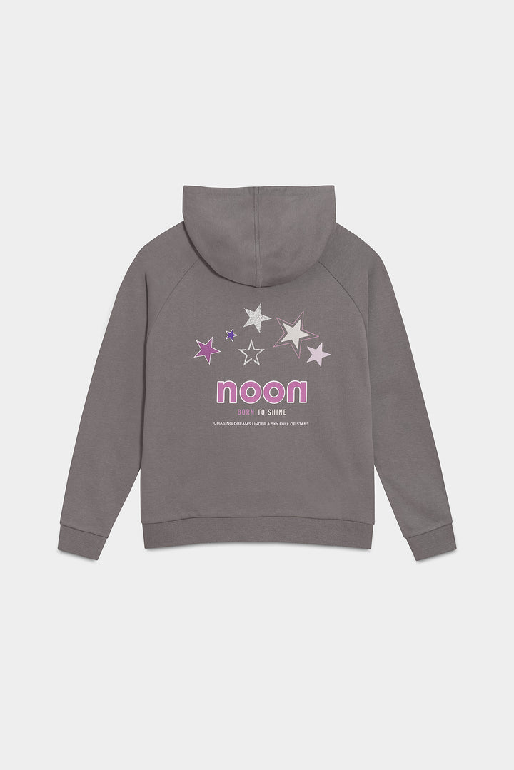 SUDADERA CAPUCHA BASIC PRINT ESTRELLA
