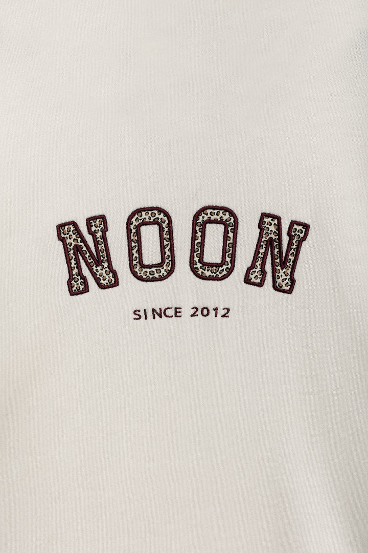 SUDADERA LEOPARDO LOGO