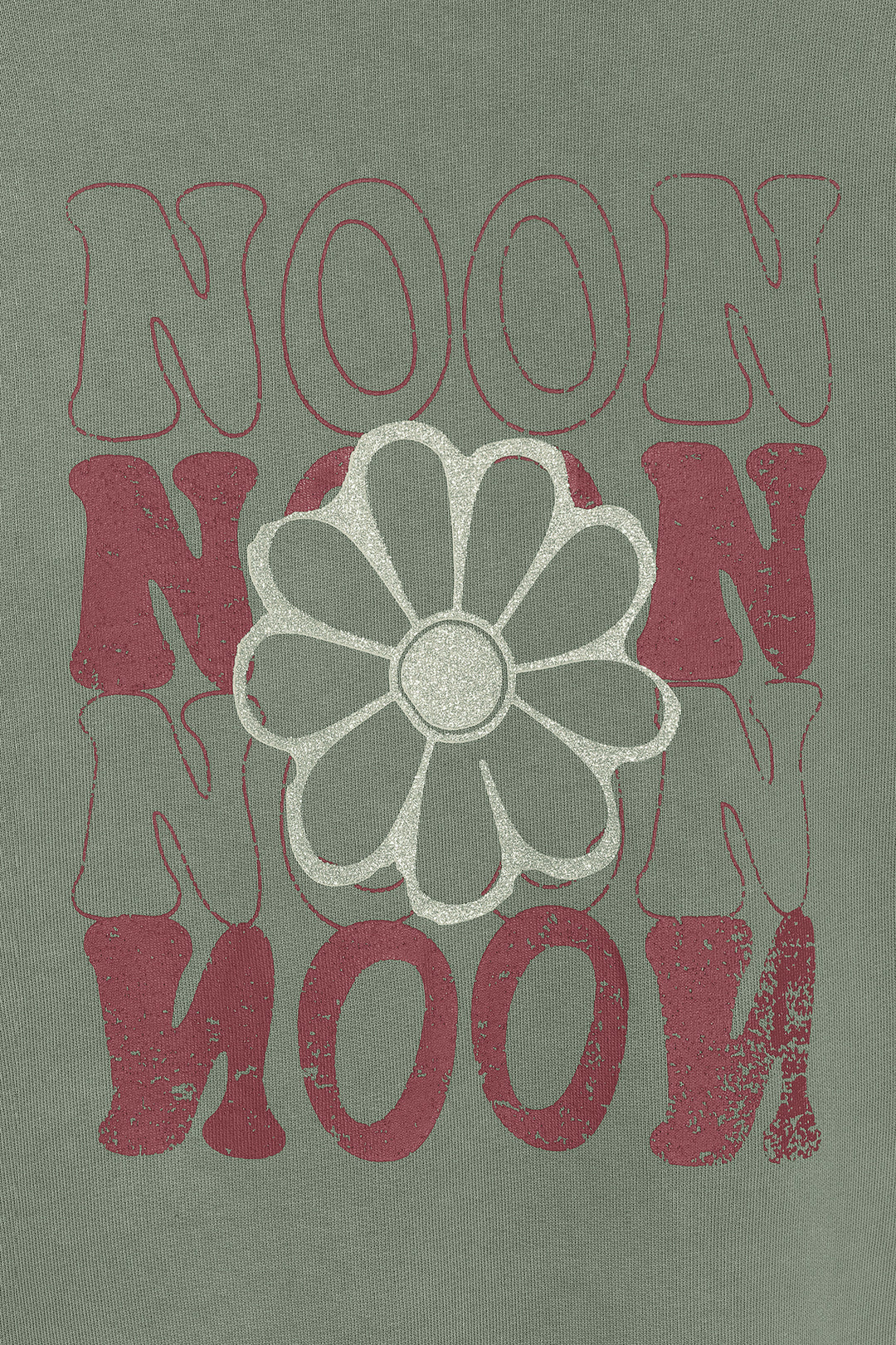 SUDADERA SIN CAPUCHA PRINT ESPALDA FLOR