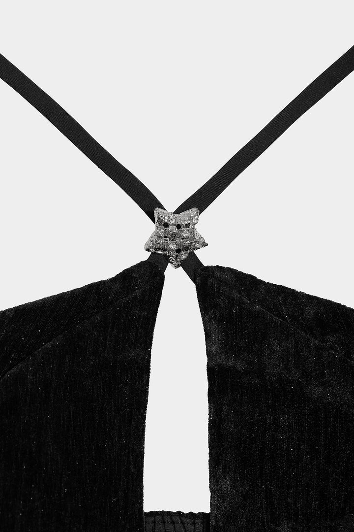 TOP ABERTURA TERCIOPELO