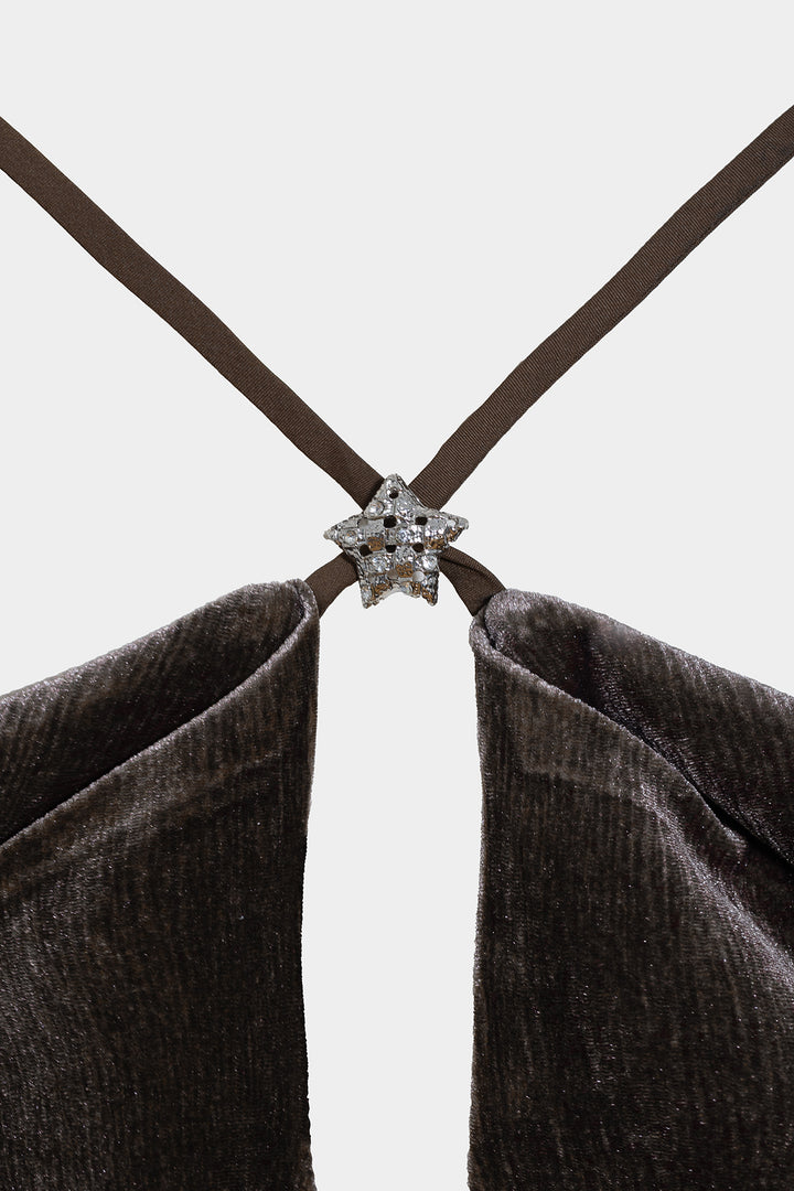 TOP ABERTURA TERCIOPELO