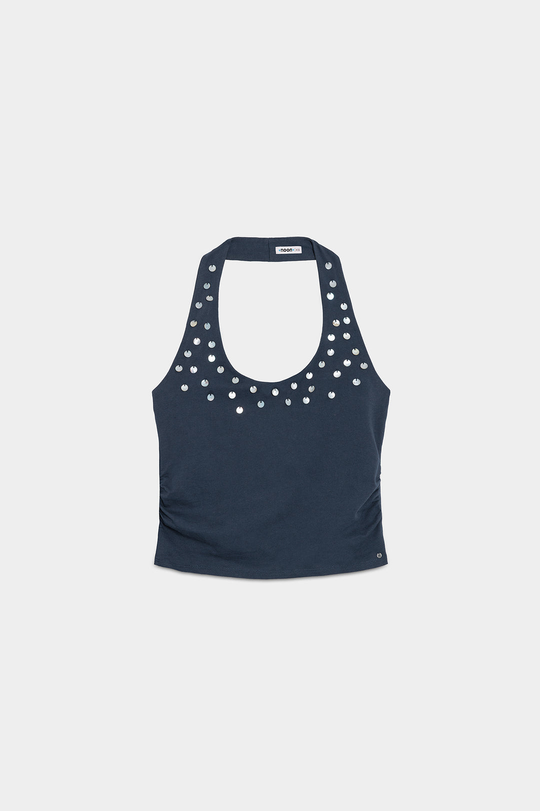 TOP ALGODON BOTONES NACAR