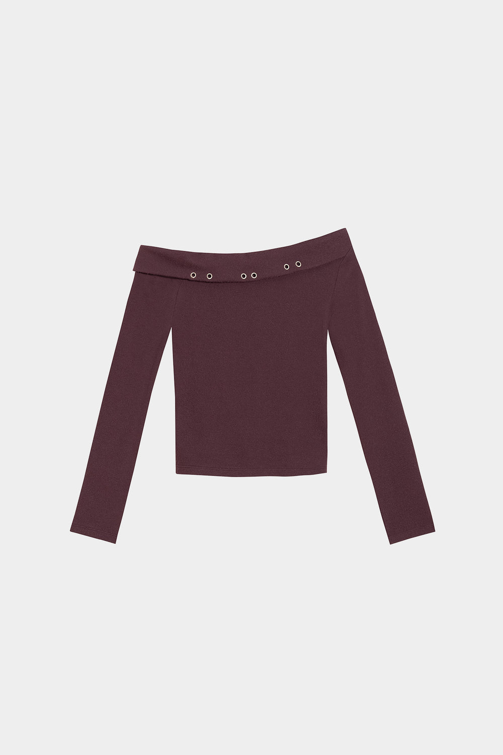 TOP ASIMETRICO EYELETS