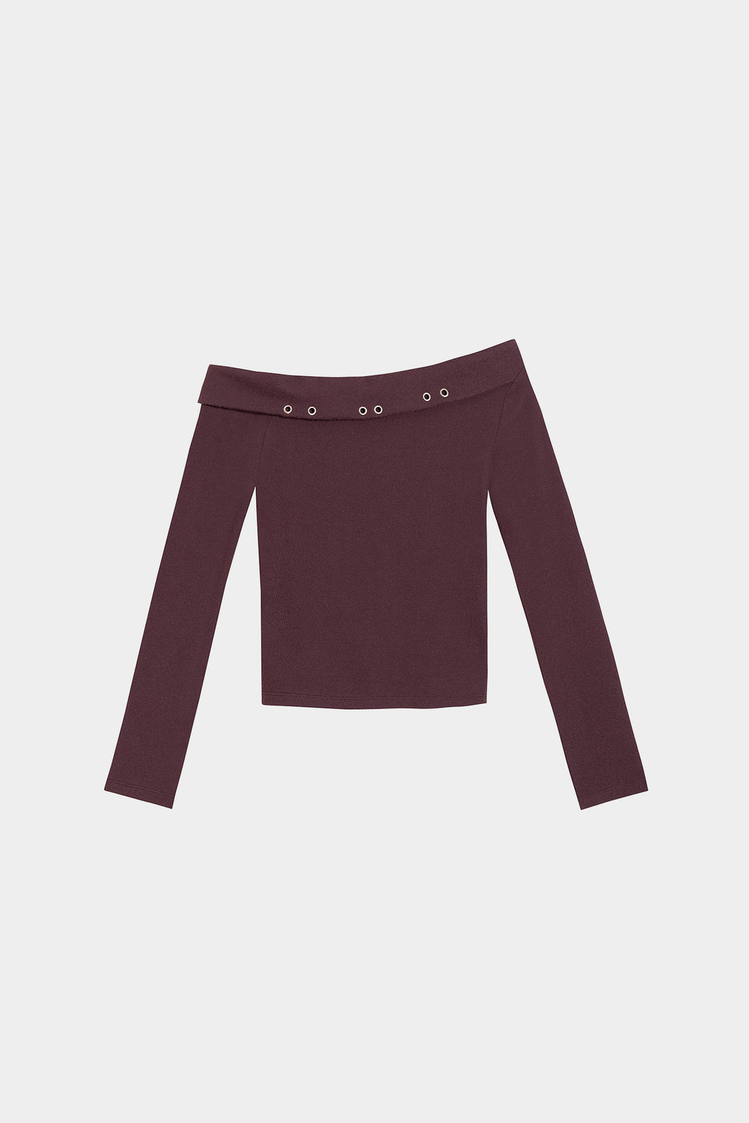 TOP ASIMETRICO EYELETS