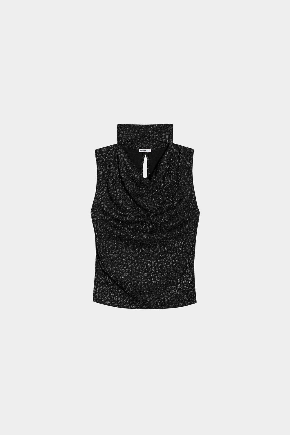 TOP DRAPEADO JACQUARD