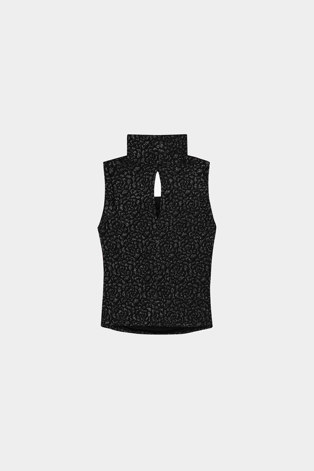 TOP DRAPEADO JACQUARD