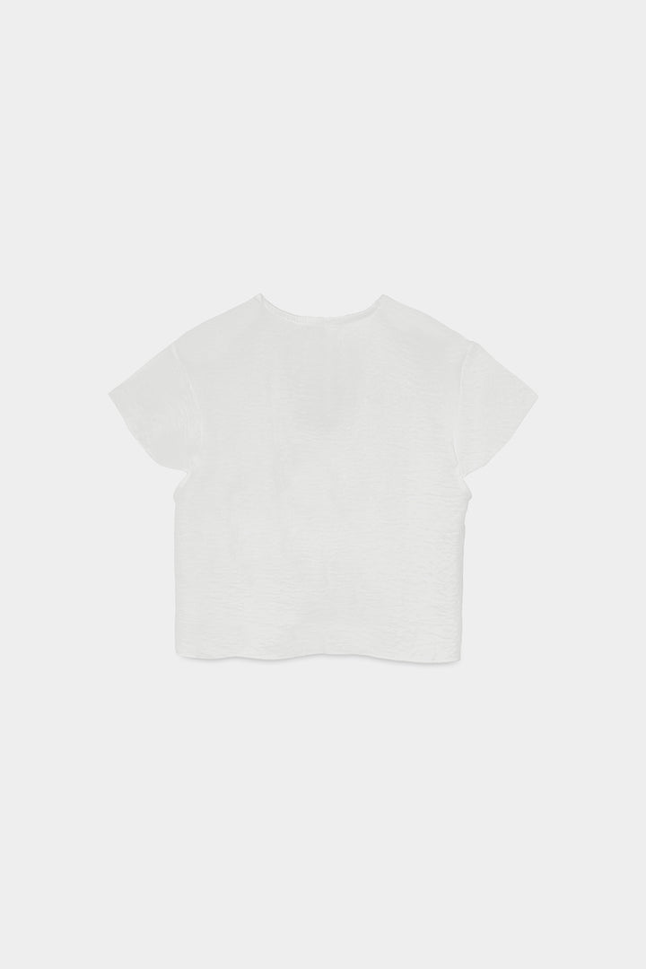 TOP FRUNCIDO ESCOTE PICO