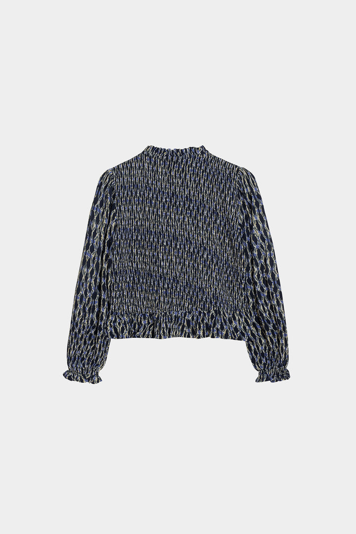 TOP FRUNCIDO ESTAMPADO