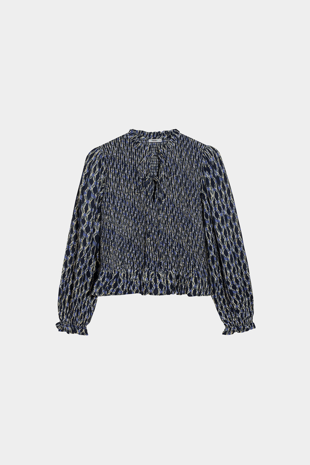 TOP FRUNCIDO ESTAMPADO