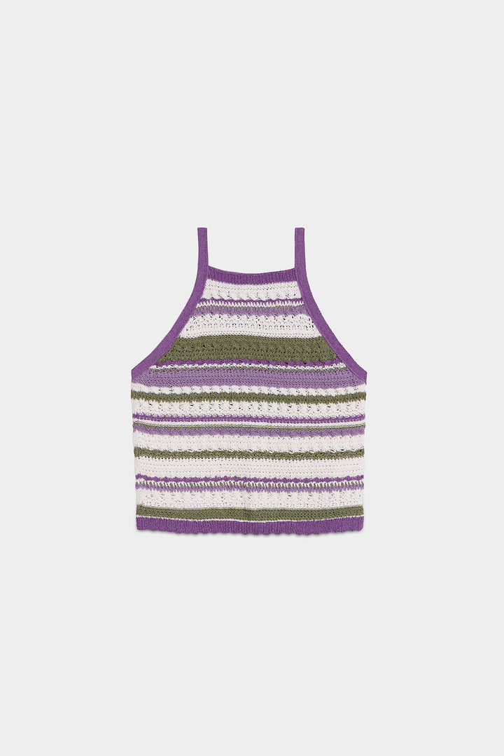 TOP HALTER RAYAS
