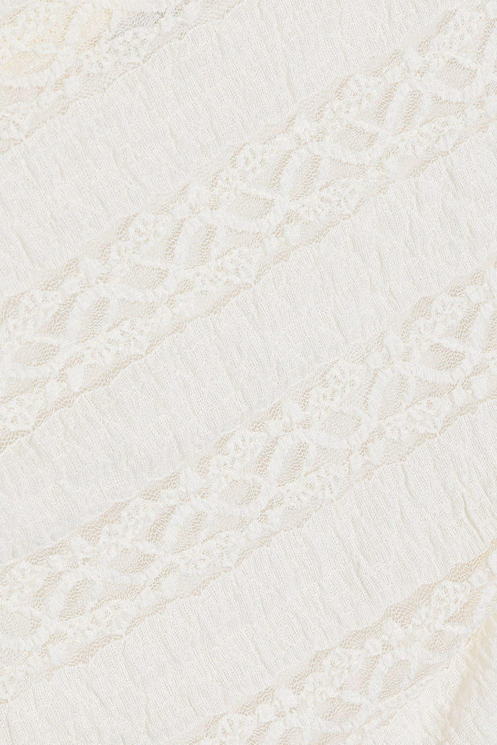 TOP LACE ASIMETRICO