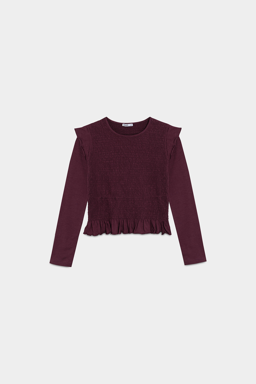 SMOCKED FLOUNCE TOP