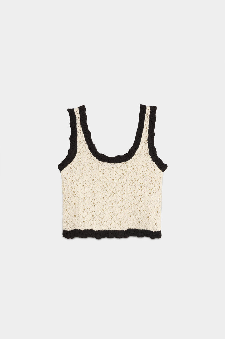 TOP TIRANTES CALADO CONTRASTE