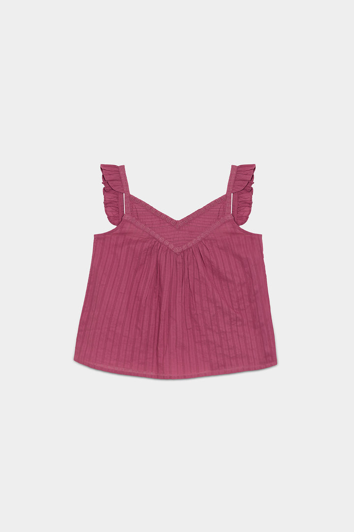 DRAWSTRING CAMI TOP