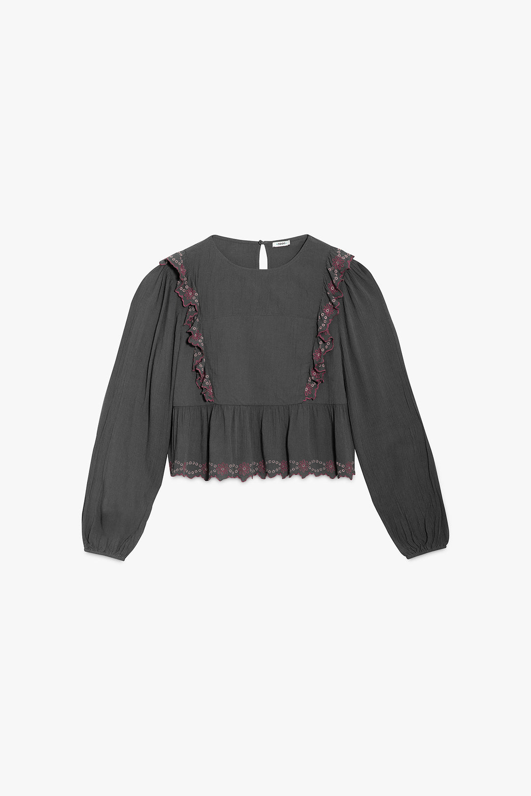 TOP VOLANTES BORDADO