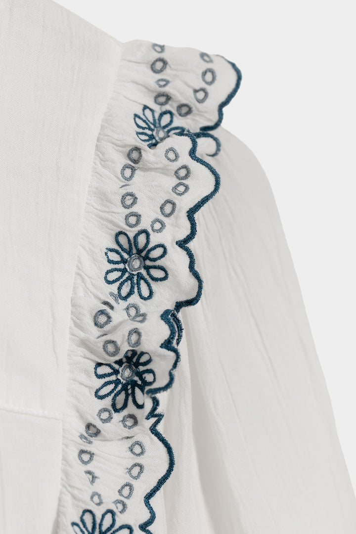 TOP VOLANTES BORDADO