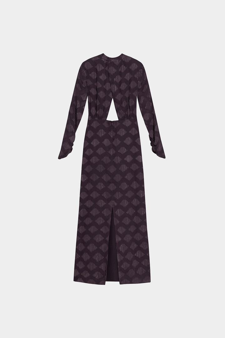 VESTIDO MIDI ABERTURA AMINA