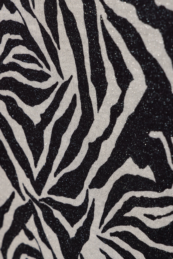 VESTIDO HALTER PRINT LUREX