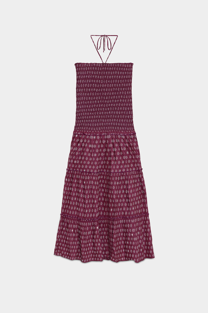 VESTIDO ESTAMPADO PLISSADO