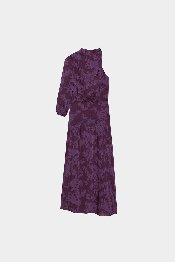 FLAVEA ASYMMETRIC MIDI DRESS