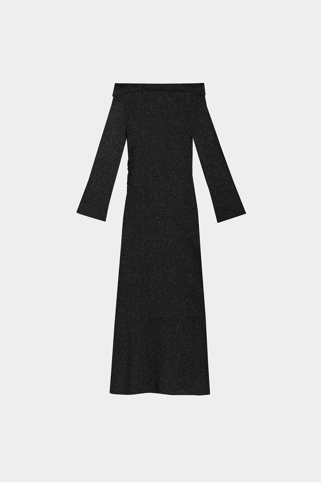 LUREX BANDEAU MIDI DRESS