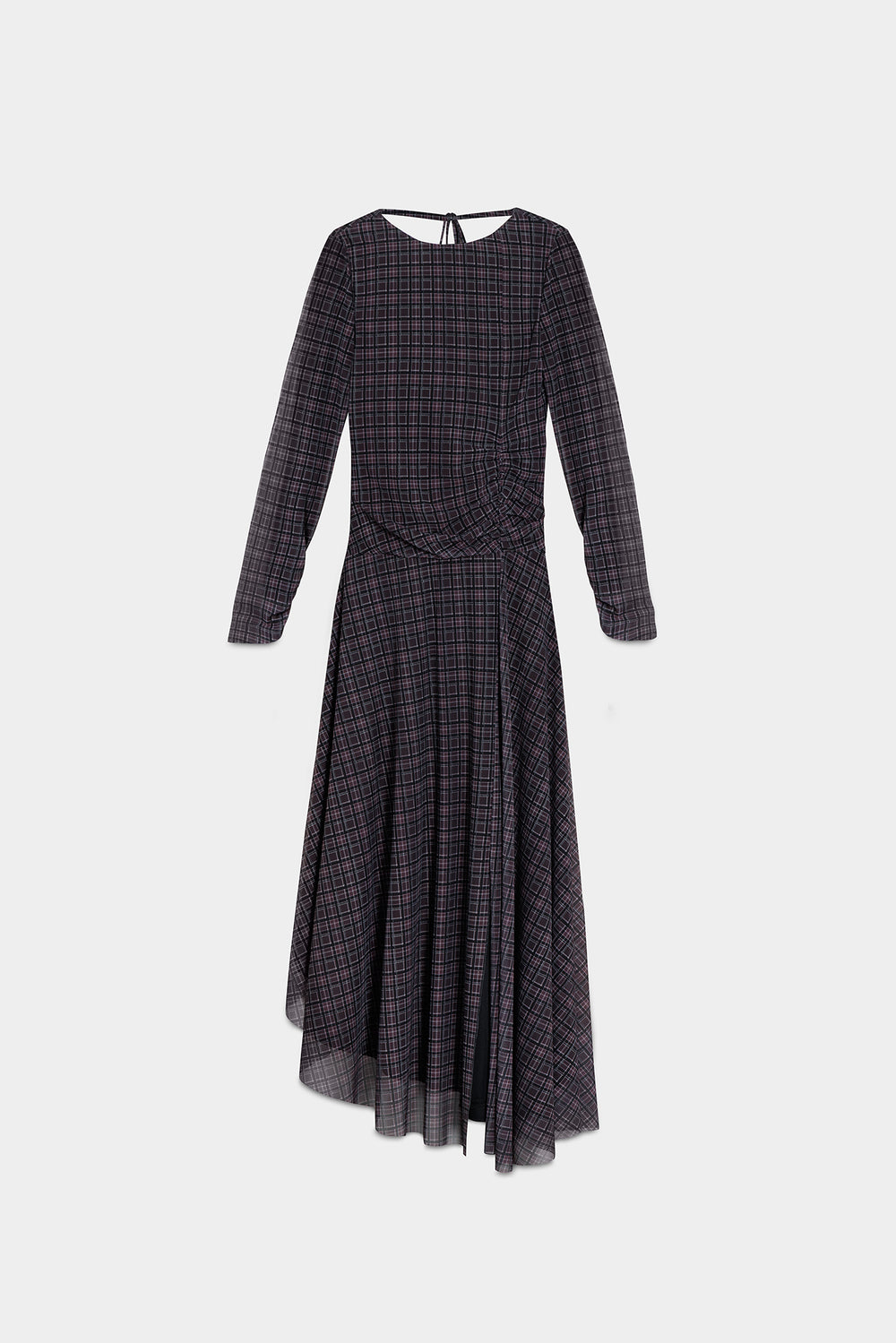 VESTIDO MIDI CUADROS