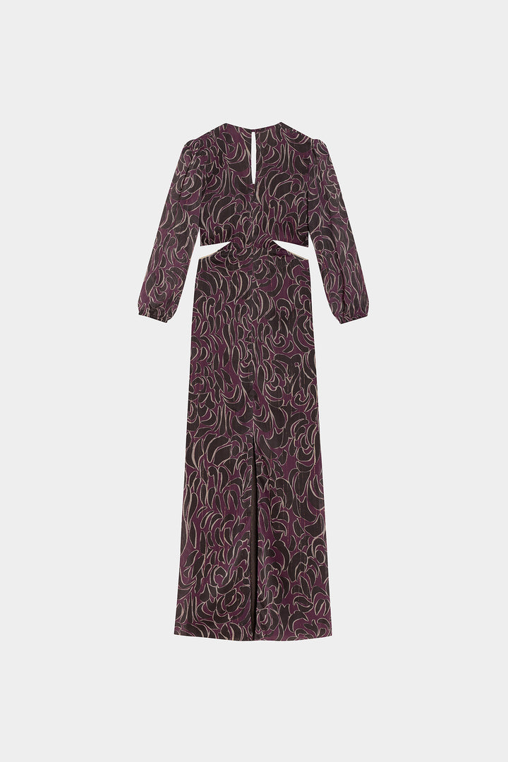 CUT OUT INES MIDI DRESS