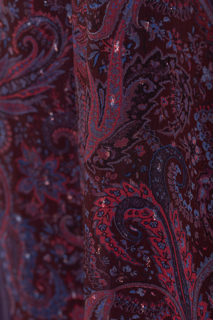 OPENING PRINTED MIDI DRESS