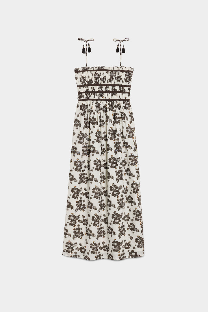 VESTIDO MIDI ESTAMPADO
