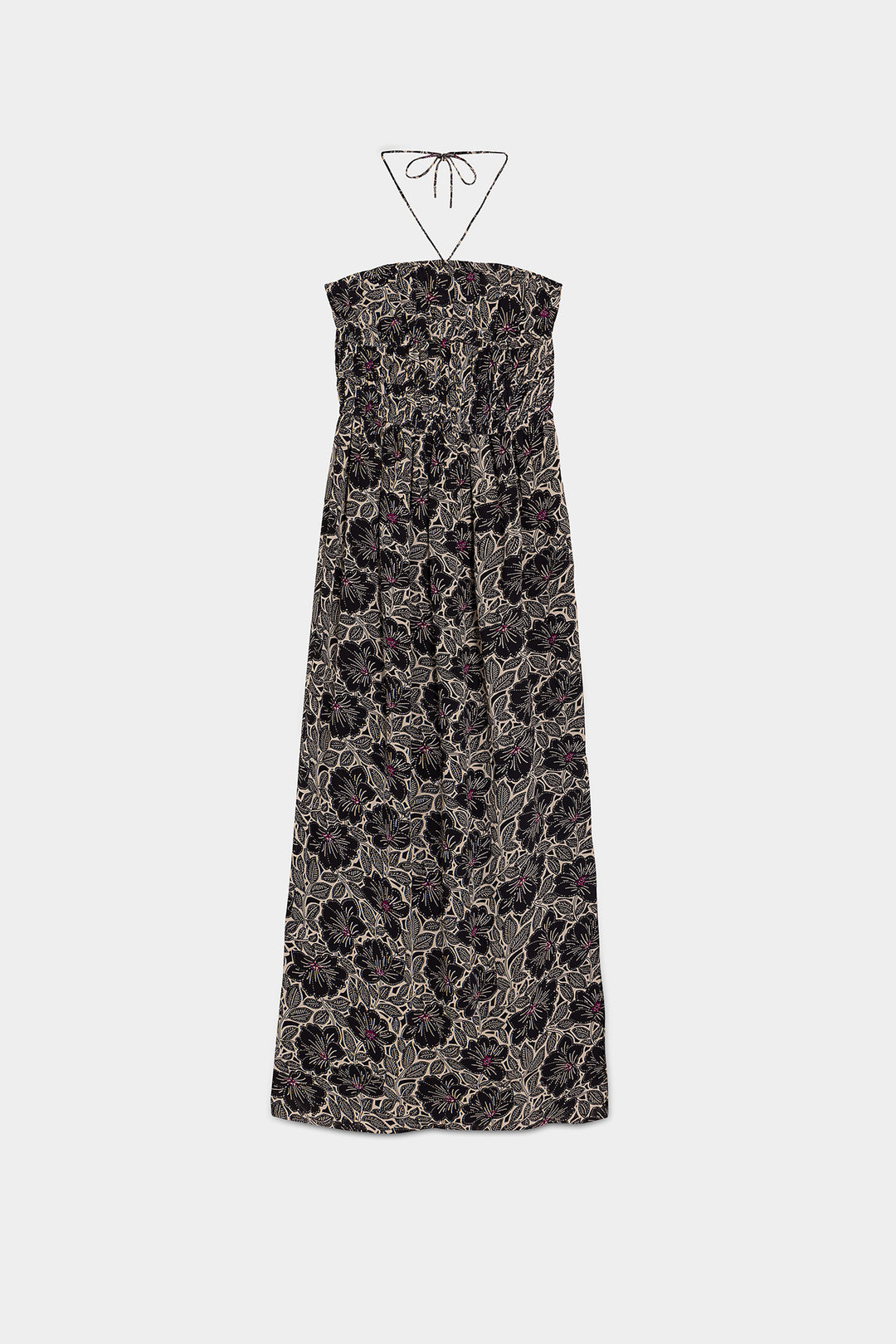 VESTIDO MIDI ESTAMPADO GOMAS