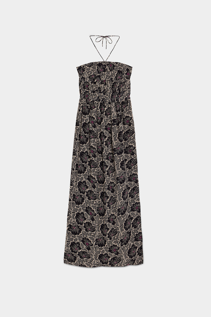 VESTIDO MIDI ESTAMPADO GOMAS