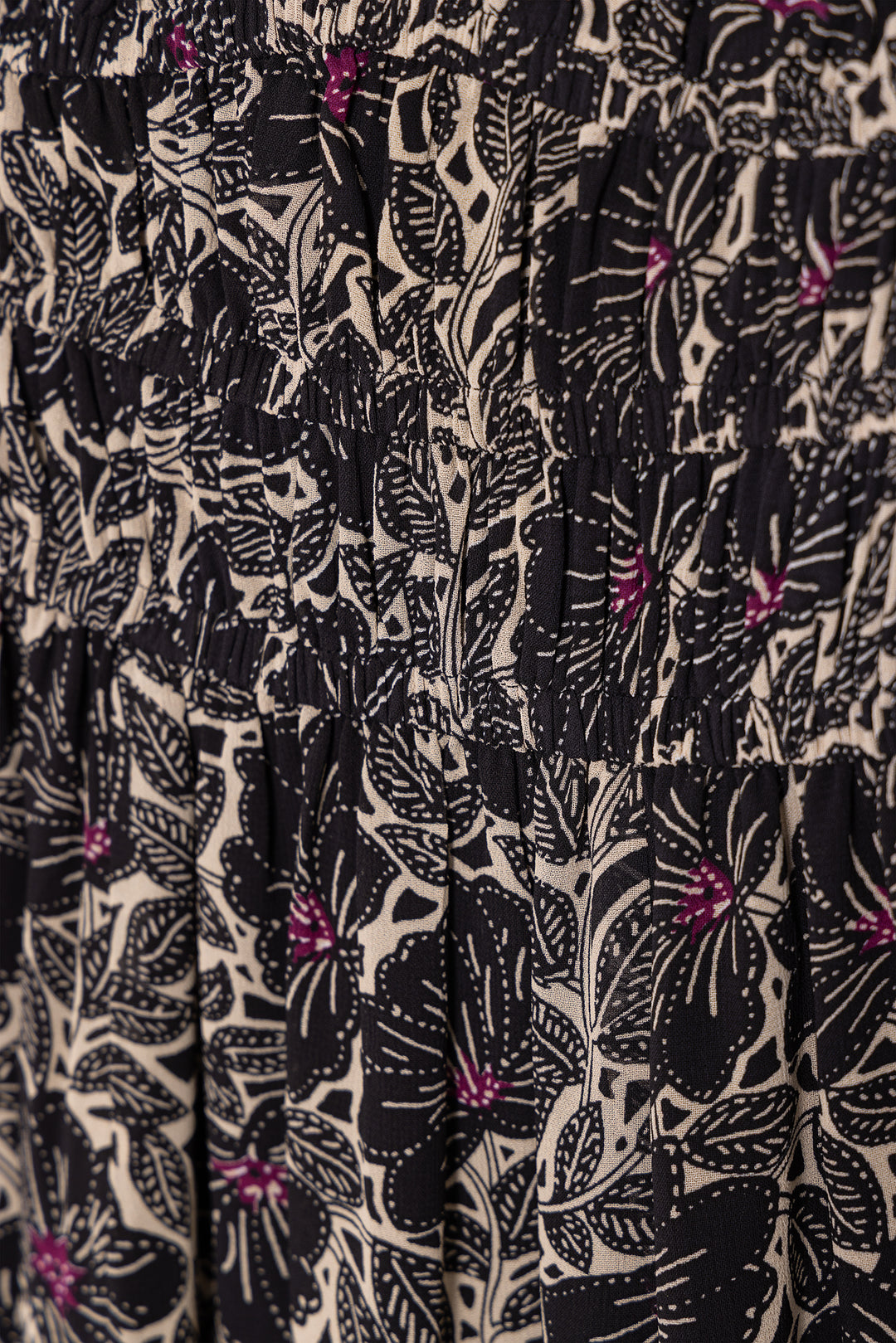 VESTIDO MIDI ESTAMPADO GOMAS