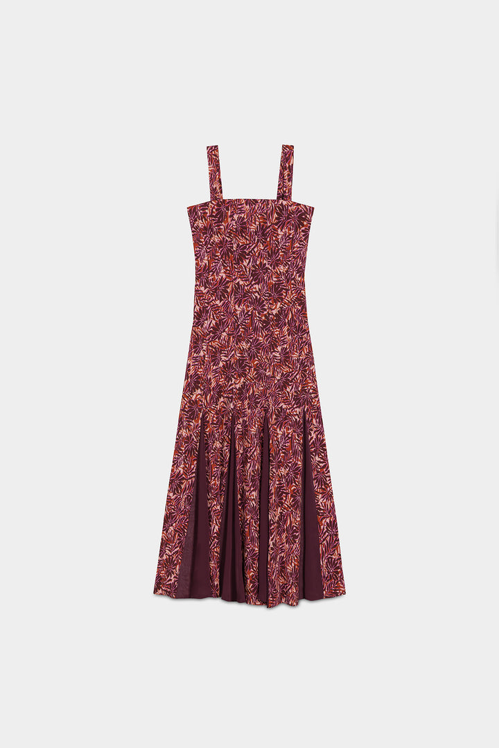 ADELA GODET MIDI DRESS