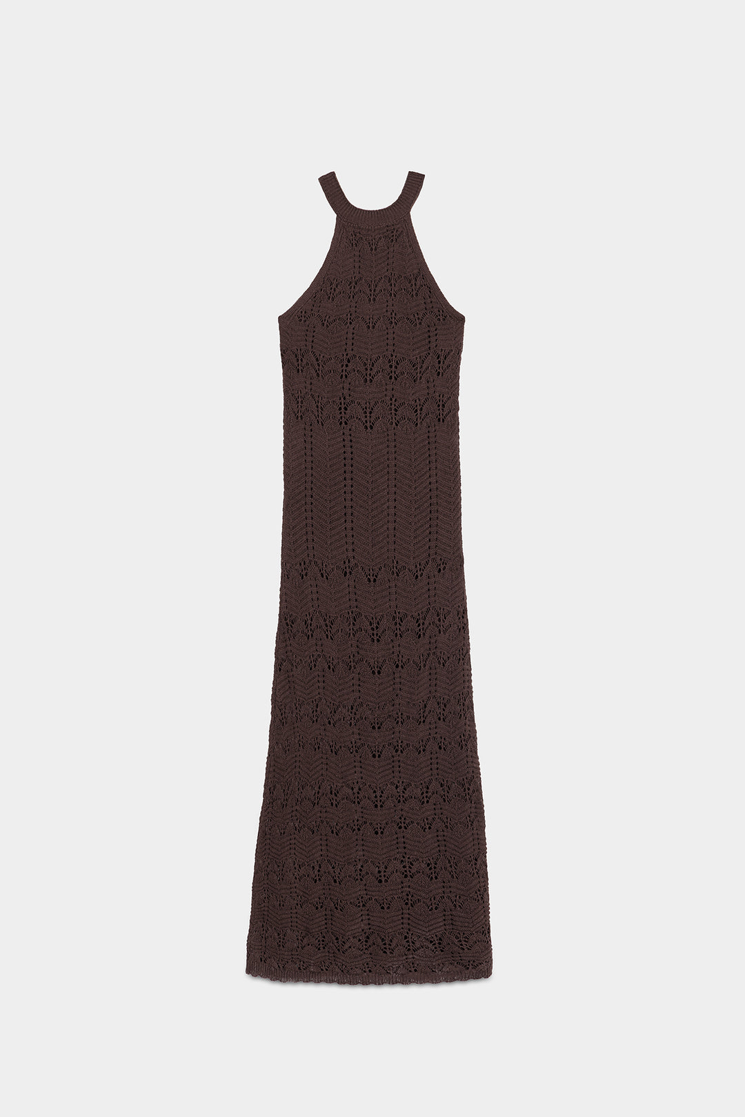VESTIDO MIDI HALTER CROCHET