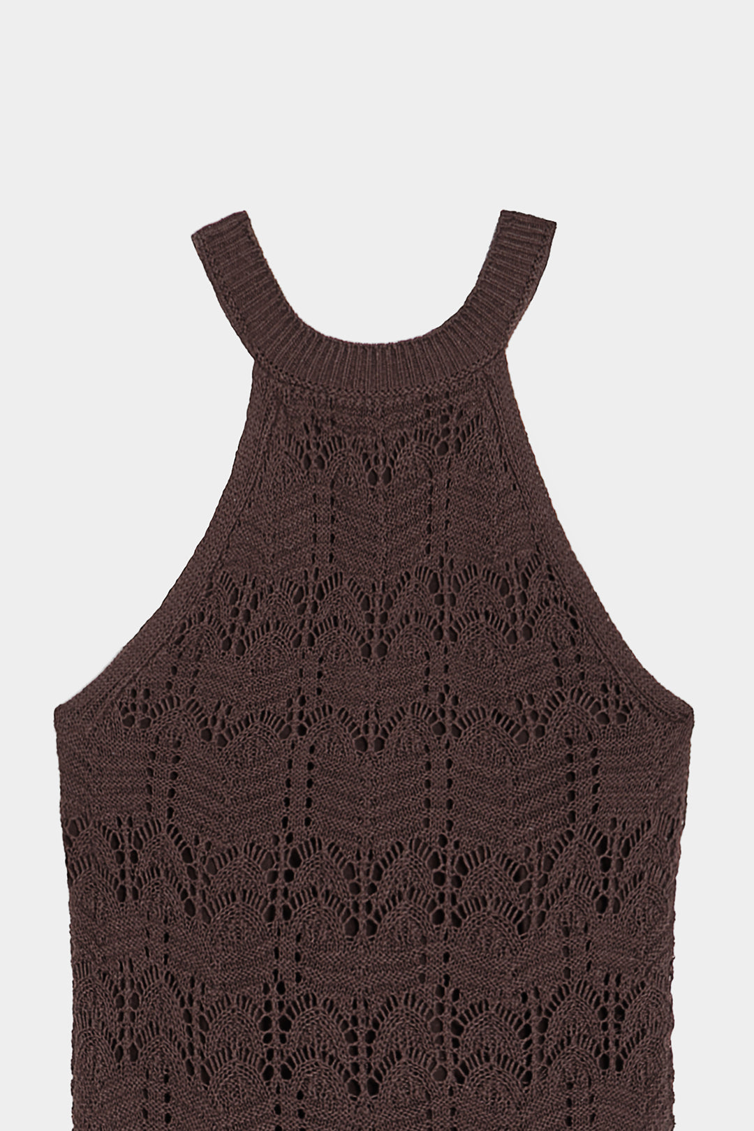 VESTIDO MIDI HALTER CROCHET