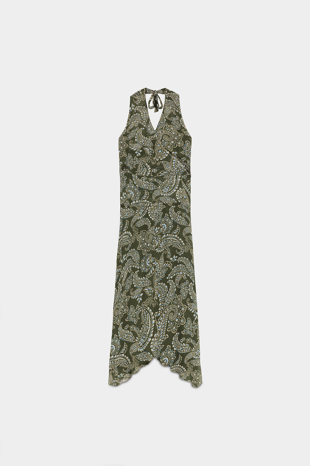 ROUS HALTER MIDI DRESS