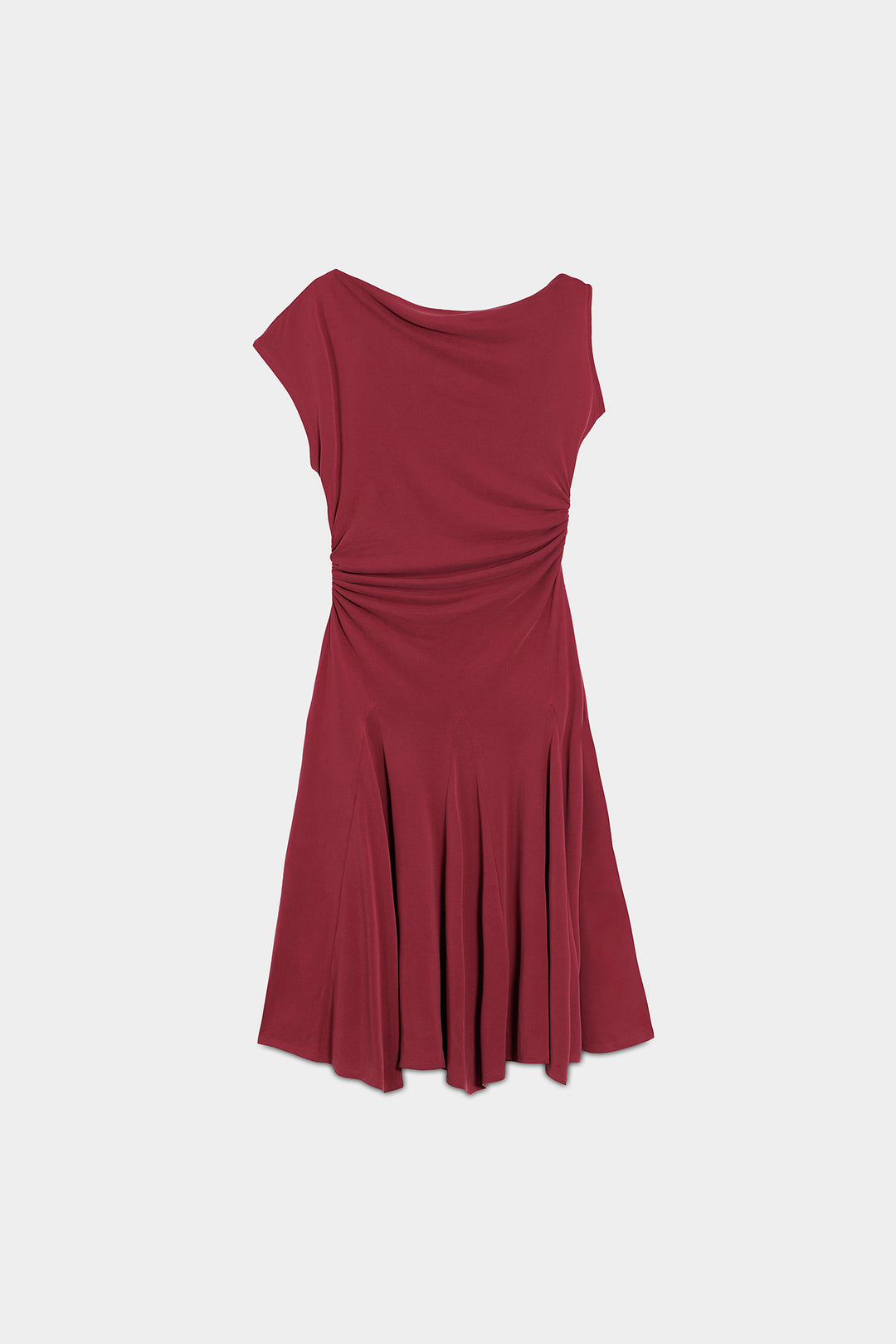 VESTIDO MIDI PUNTO ASIMETRICO NIA
