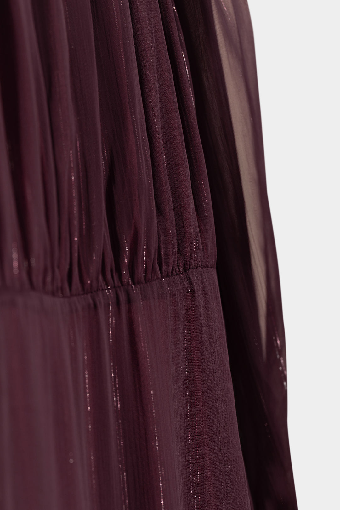 ALESSANDRA RUFFLED MIDI DRESS