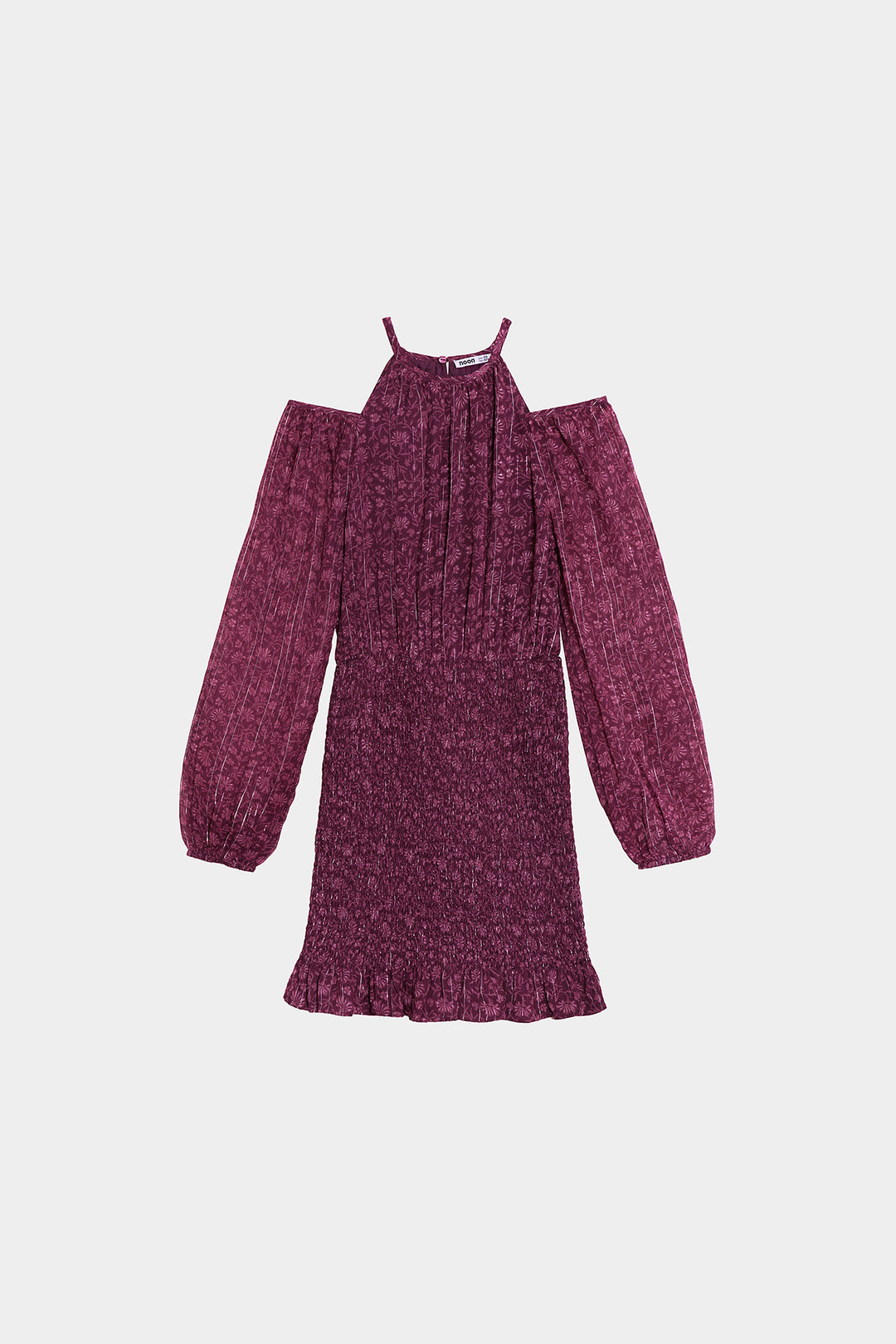 VESTIDO MINI FRUNCIDO